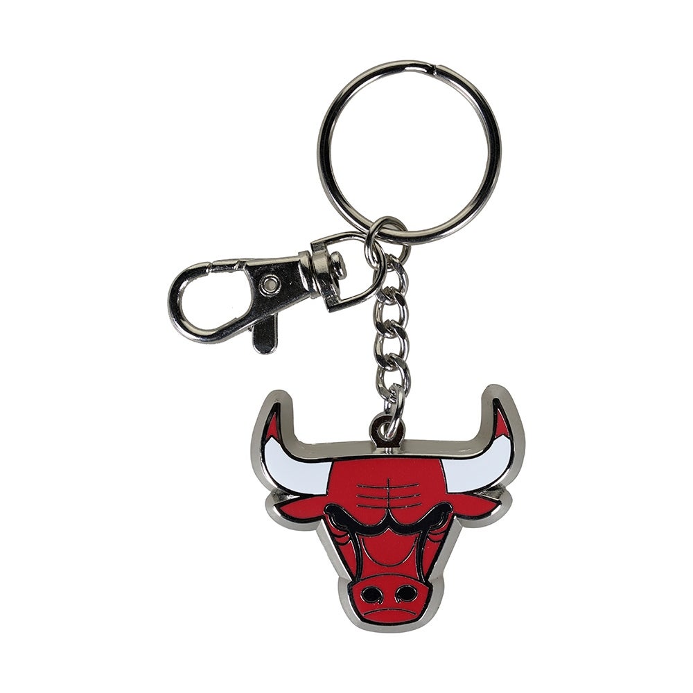 Chicago Bulls Zamac Keychain Logo